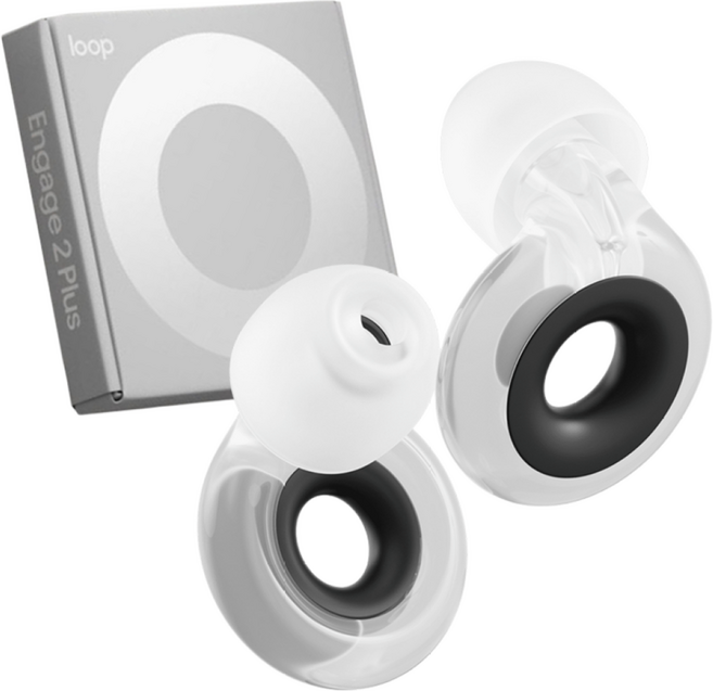 Loop 룹 이어플러그 인게이지 2 플러스 층간소음 소음감소 귀마개, 1개, 클리어