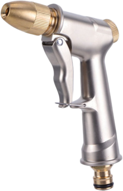 미란다 합금 고압 분사기 헤드, 1개, 골드 + 실버