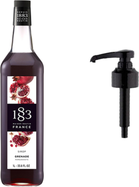 1883 체리시럽 + 범용시럽펌프(로고X), 1개, 1L