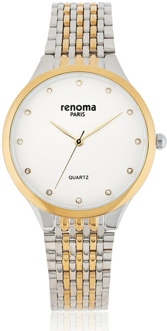 renoma 레노마 큐빅 남성 메탈시계 RE5480M