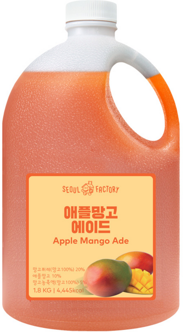 서울팩토리 애플망고 에이드 1.8kg, 1개