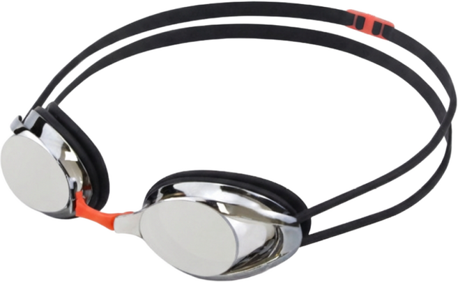 [저항 최소화] 클리어뷰 성인 물안경 여성 남자 수경, 1개, 블랙