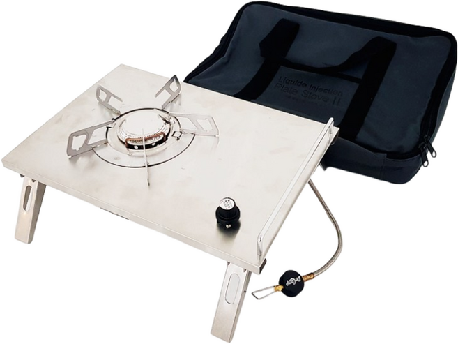 닥터캠프 igt 파워 원버너 플레이트 테이블 버너, 1개, 메탈 (수납가방 포함)