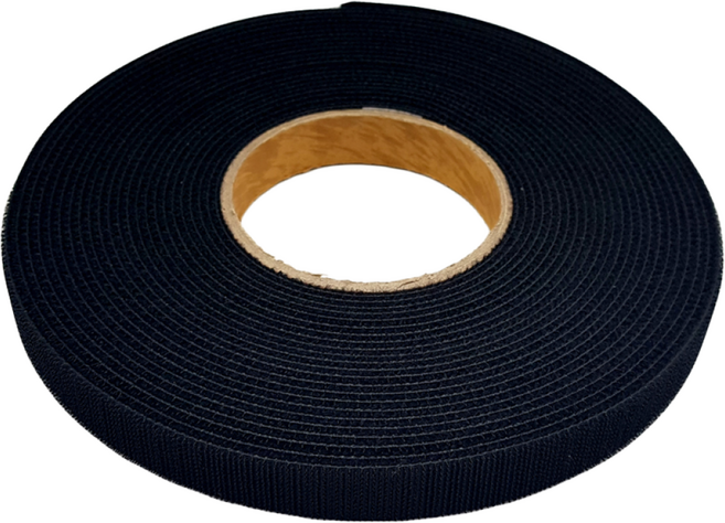 폭 2cm 국산 잘라쓰는 전선정리 암수한몸 양면벨크로타이 검정색 일반형, [1] 10미터 1롤, 1개