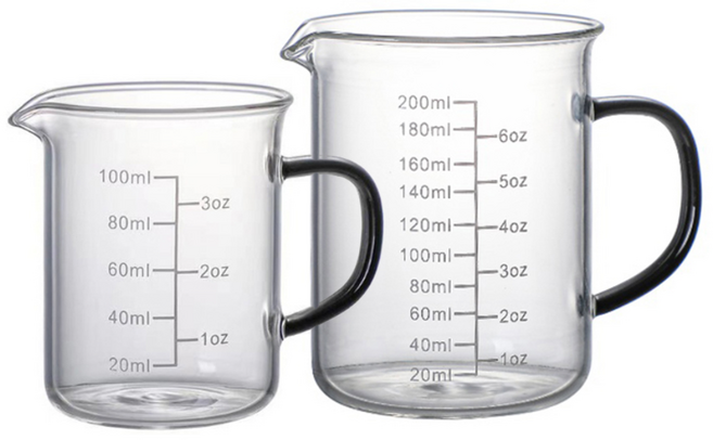 [정품] 레벤호프 비커 계량컵 세트(100 200ml), 1개