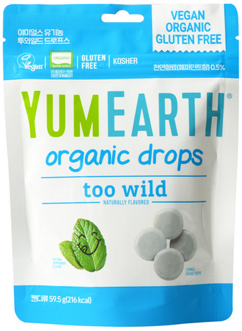 야미얼스 유기농 투와일드 드로프스 파우치팩, 59.5g, 1개