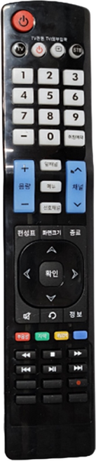 통합만능리모컨 TV 셋톱박스 OD-901 케이블TV 만능 TV리모컨 중소기업TV, 1개