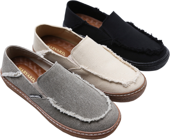 하버드슈즈 레이본 남여공용 캔버스 슬립온