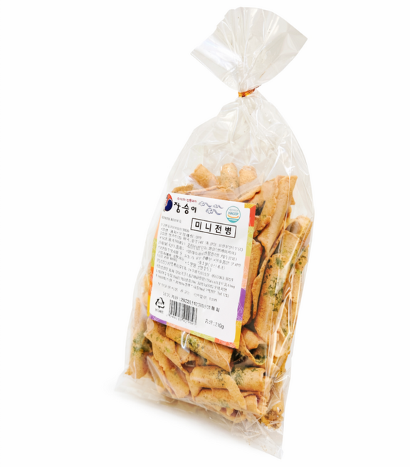 장승이옛날과자 미니전병(파래맛전병), 1개, 210g