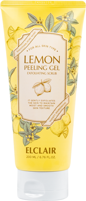 엘클레어 저자극 필링젤 얼굴 각질제거 바디 때필링 200ml, 1개, 레몬