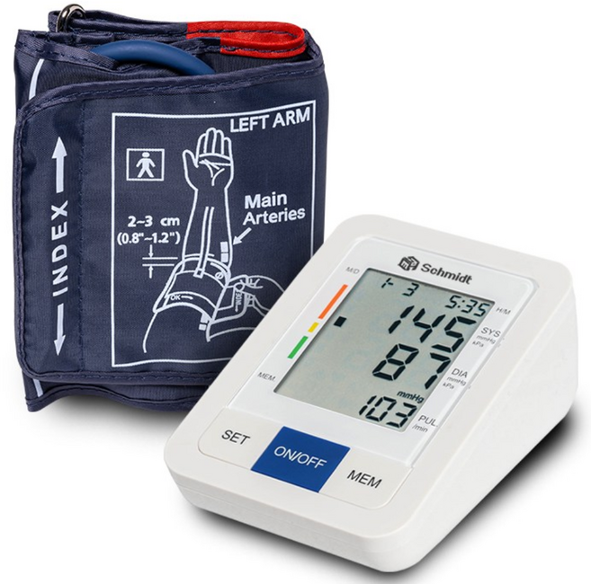 슈미트 전자 자동 혈압계, 1개, 슈미트 전자 자동 혈압계 SMT-2205