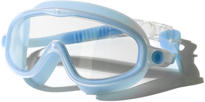 이츠라이프 모린 아동 물안경 키즈 어린이 수경, 1개, 페일블루