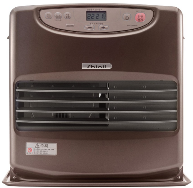 신일 석유 팬히터 캠핑용 야외 전기히터 온풍기 브라운 SFH-1200BR