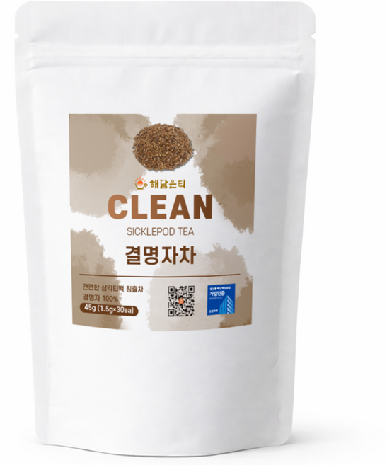 해담은티 국산 볶은 결명자차 생분해 삼각티백, 1.5g, 1개, 30개입