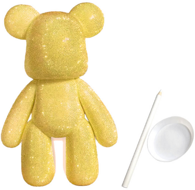 파티지엥 소형 베어브릭 큐빅 비즈 보석십자수 diy, 4. 스몰 젤리오렌지, 1개