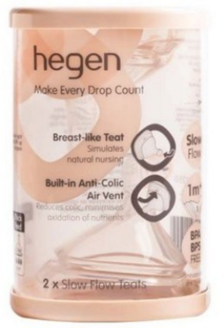 헤겐 모유느낌 비대칭 젖꼭지, 1단계(1개월 이상), 2개