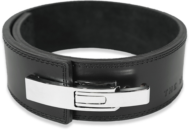 더웨이트컴퍼니 파워 헬스 리프팅 레버 벨트, 실버 레버, 1개