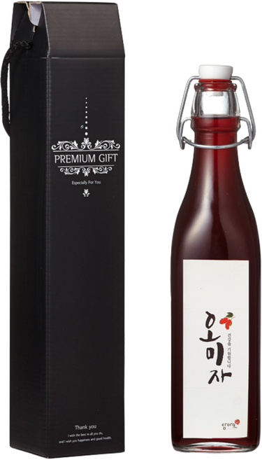 담아요 수제청 과일청 1구 선물세트, 1세트, [1구]오미자청650g(수입유리병)