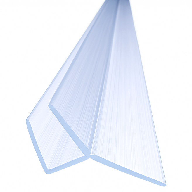 (New) 샤워부스 프로파일 물막이 유리문 쫄대 물튐방지, 투명