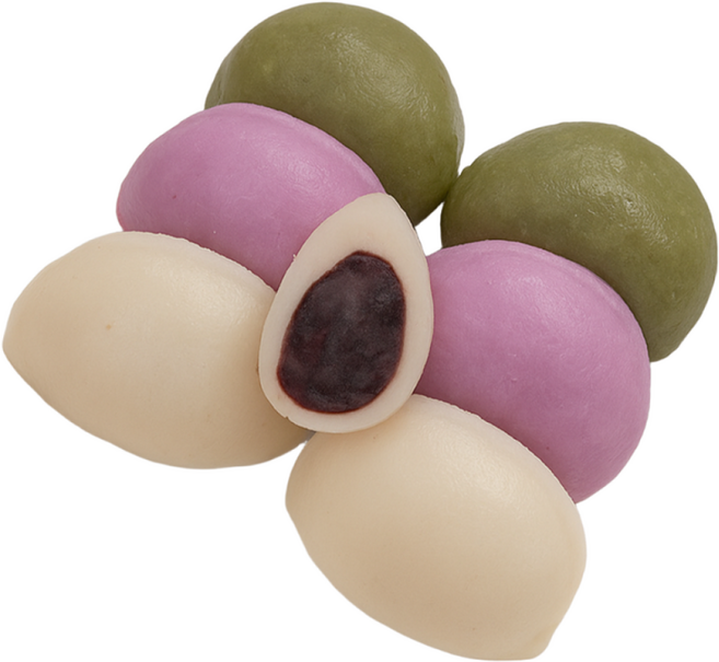 (나눔) 3색바람떡1kg+1kg 굳지않는떡 백 쑥 자색고구마 혼합포장, 1kg, 2개