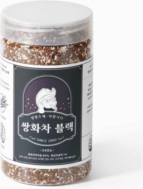 차합시다 쌍화차 홍삼 블랙, 340g, 1개입, 1개