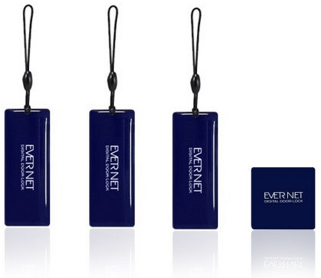 에버넷 도어락용 카드키 4개 세트