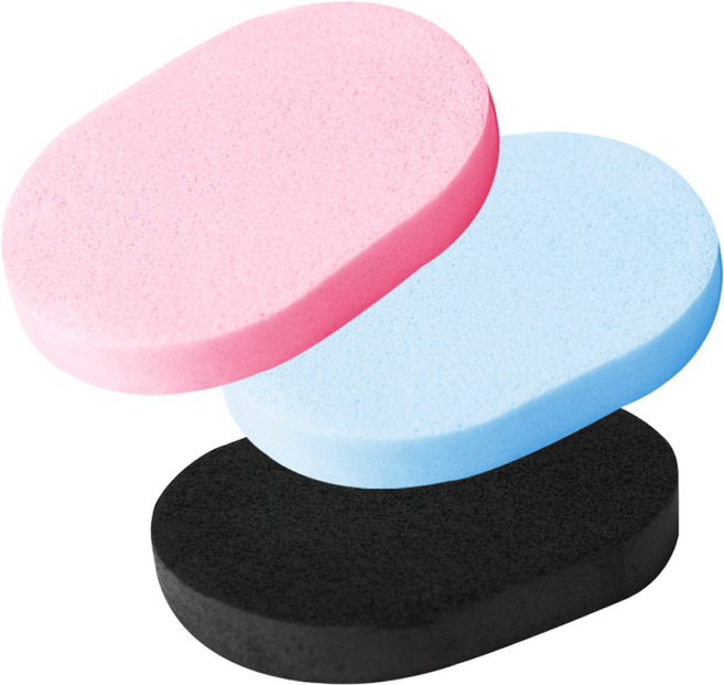 발롱뷰티 스파출라 소 중 대 노랑 피부미용재료, 1개, 해면핑크13T