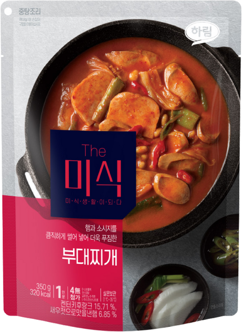 더미식 부대찌개, 350g, 3개