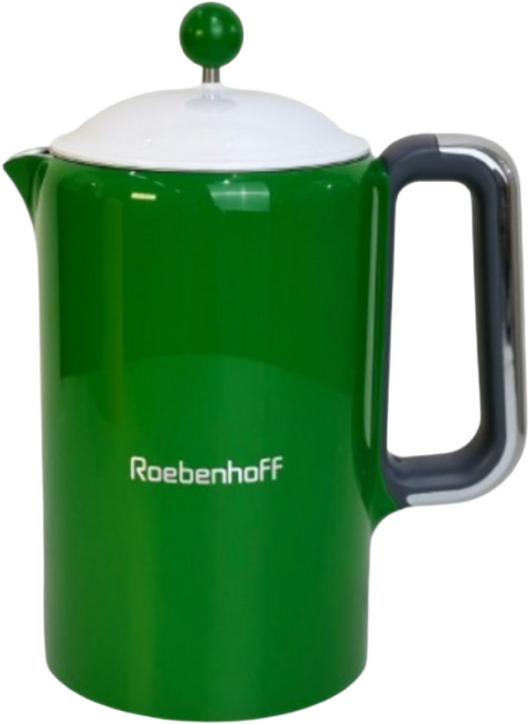 [본사정품]레벤호프 전기포트 온도조절 커피포트 무연마 스테인리스 주전자 1.5L, 그린