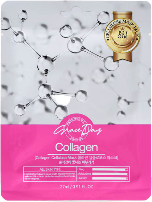 그레이스데이 콜라겐 마스크팩, 50개, 1개입