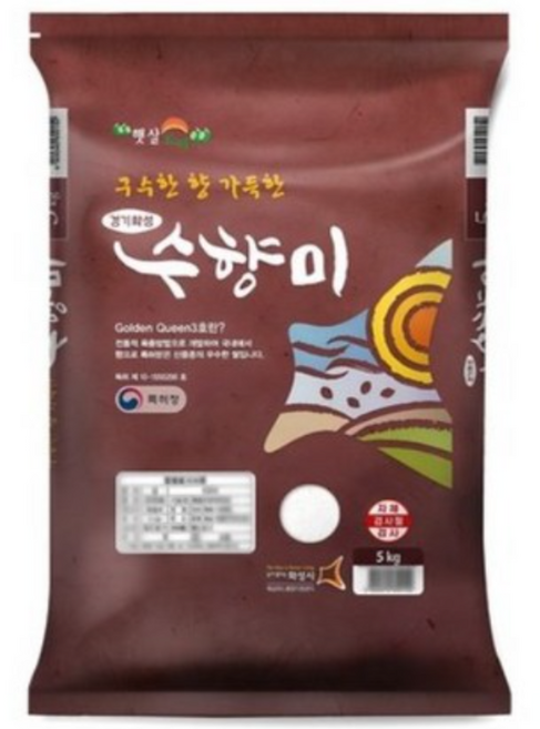 수향미 골든퀸 3호 백미, 5kg, 1개, 상등급