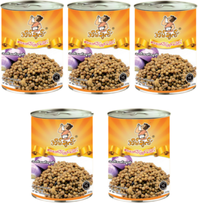 삶은 완두콩 Pae Pyoke 320g 건강 음식, 5개