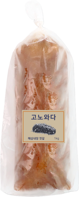 [냉동] 해삼 고노와다 와다 해삼내장젓갈 1kg, 1개