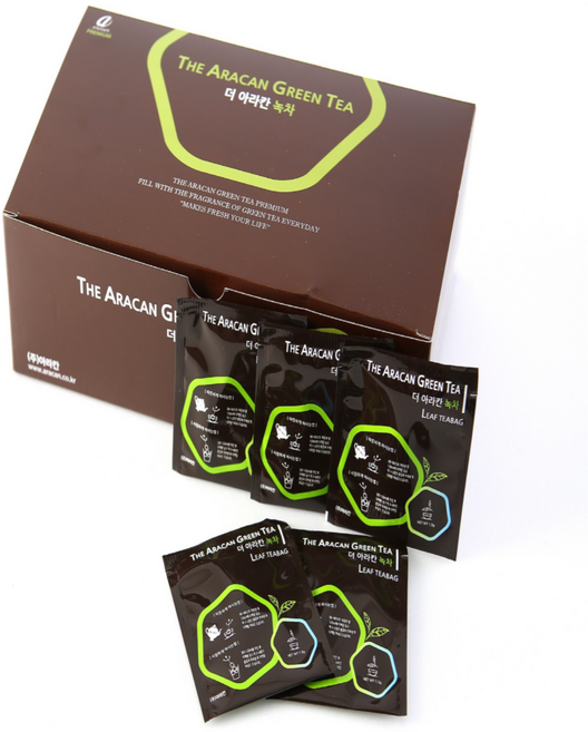 아라칸 더아라칸 녹차, 1.5g, 100개입