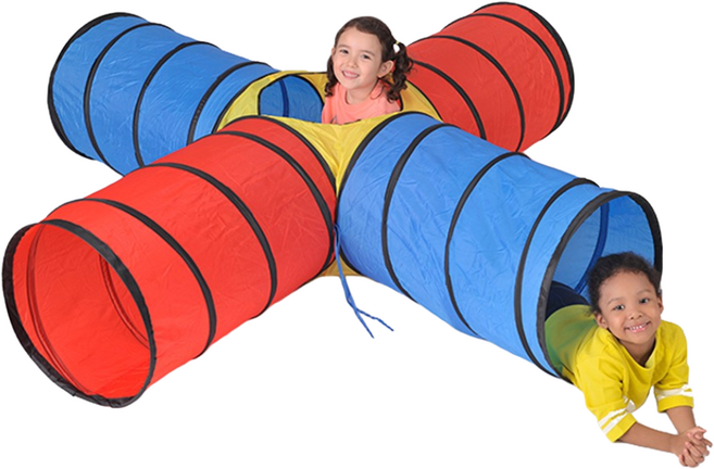 CoCoPink / h55 키더스 유아체육교구 십자 터널놀이, 1개