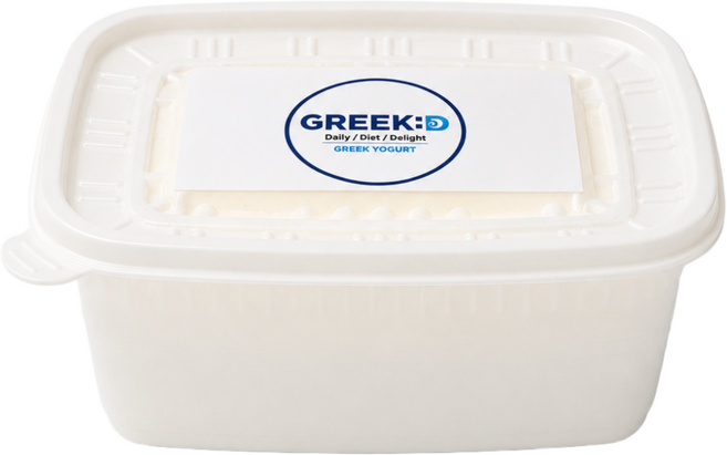 GREEK:D 그릭요거트 무가당 플레인 꾸덕한 1kg 그릭요거트, 1개