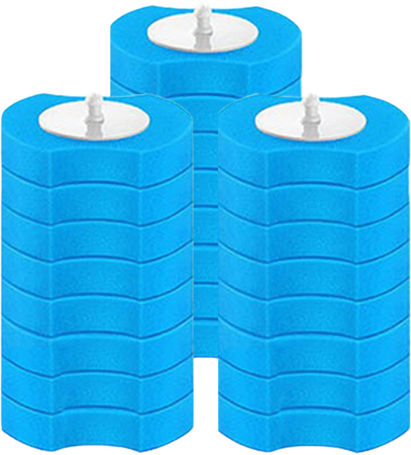 당일발송 이즈코리아 변기뽀득이 욕실청소솔 리필팁 3팩 1세트 변기솔 변기크리너 교체용 세척 스펀지, 단일수량