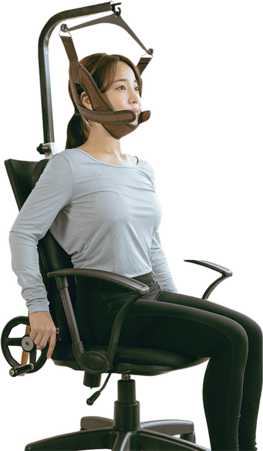 파다스 목전용견인기 수직 목 견인기 목디스크 견인 치료기 교정기, 1개