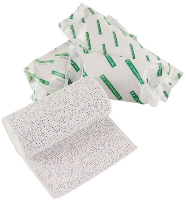 미술용 석고붕대 손뜨기 미술재료 7.5cm x 2.7m(3인치), 1개, 6개입