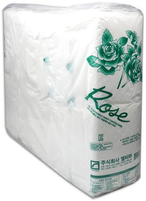 로즈 일자형 성인용 기저귀 산모용패드 100매, FREE(onesize), 20개입, 5개