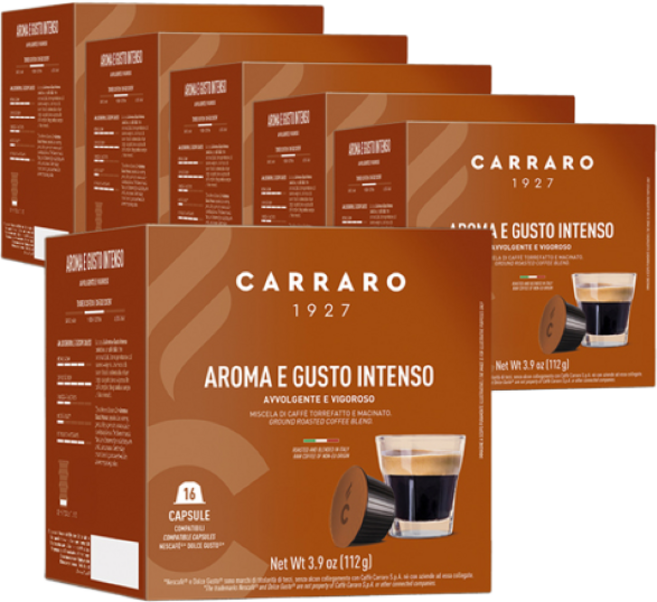 까라로 돌체구스토 호환 캡슐 인텐소, 7g, 16개입, 6개