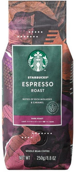스타벅스 에스프레소 로스트, 홀빈(분쇄안함), 250g, 1개