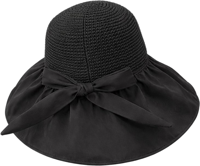 자외선 차단 암막 라탄 와이드햇