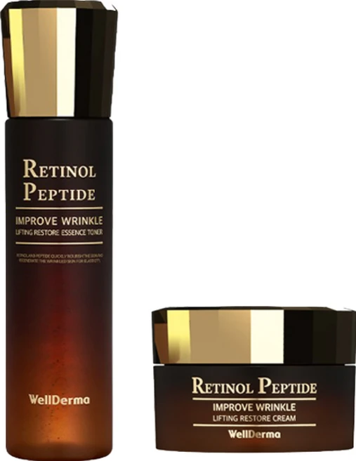 웰더마 레티놀 펩타이드 리프팅 리스토어 에센스 토너150m + 크림50g, 50g, 1개 - 쿠팡