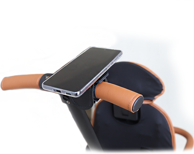 끌린다 유모차 핸드폰 자석거치대 (+ 유모차 고리), 클립 + 유모차고리(벨크로), 1개