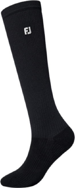풋조이 FJ 2025 프로드라이 니 삭스 여성용 골프양말 18350 18352, 1개, 블랙
