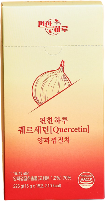 편한하루 퀘르세틴 양파껍질차 15개입, 1개, 225g