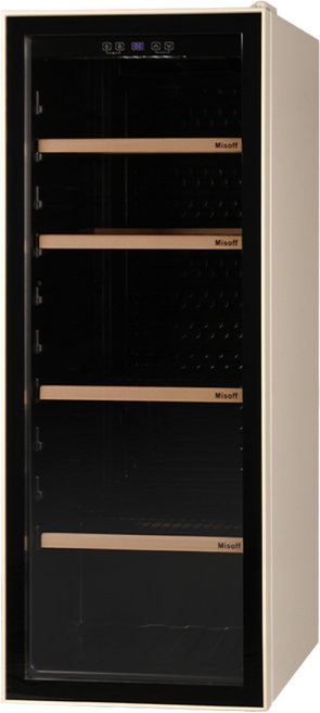 미소프 가정용 음료 쇼케이스 냉장고 KRES-HQ200, 크림