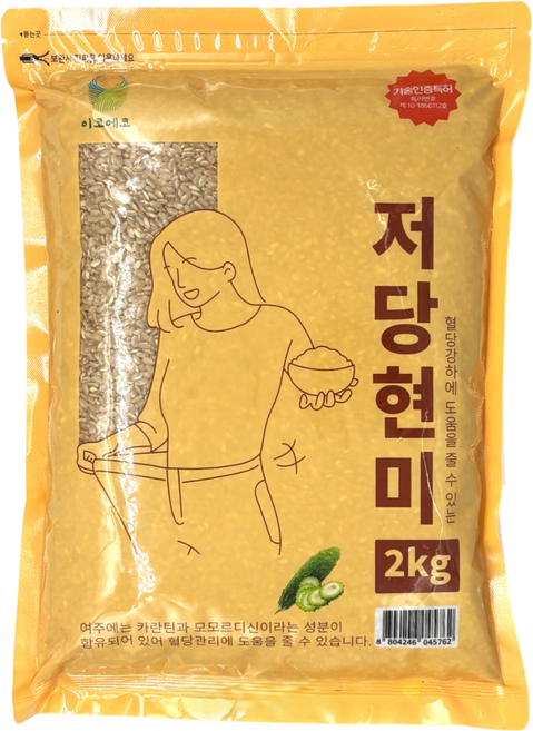 [농협] [25년산 햇곡] 국산 저당 현미 (혈당강하), 1개, 2kg