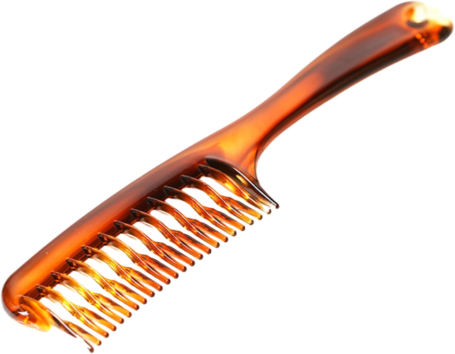 [미앤지] 샴푸 후 엉킴 없는 이중빗 설계 와이드투스 핸들 헤어 콤, 1개